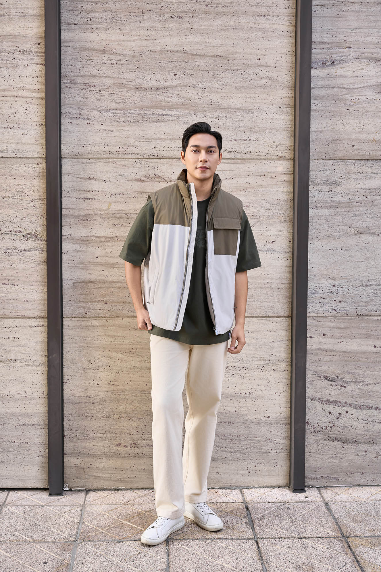 Ảnh của Áo jacket gile nam 258JL22106-DC35